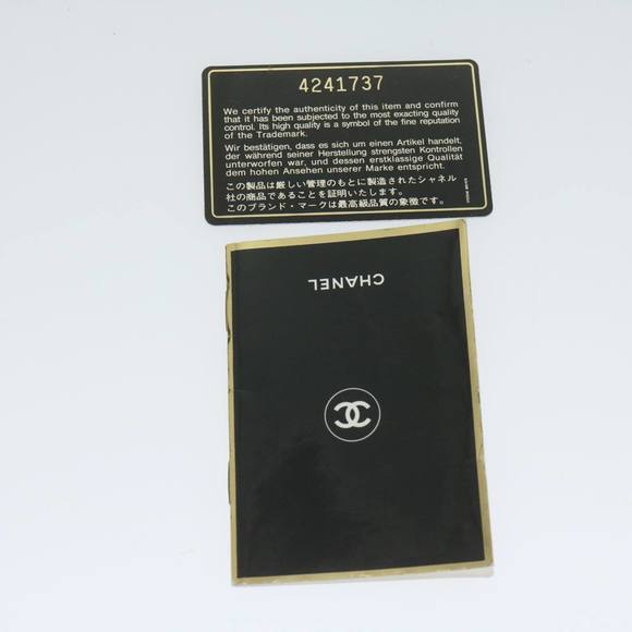 CHANEL Hand Bag Velor Black CC Auth bs10697 - Picture 12 of 16